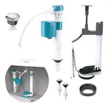 Kit Completo Reparo Universal Caixa Acoplada Descarga Bacia Foto mini 1