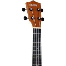 Kit Completo Ukulele Soprano Shelby Mogno Su21m +brinde Cor Marrom Foto mini 2