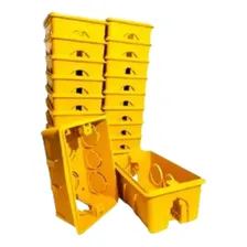 Kit Conduíte 25mm 50m 25 Caixa Luz Amarela 4x2 Tramontina Cor Amarelo Foto mini 3
