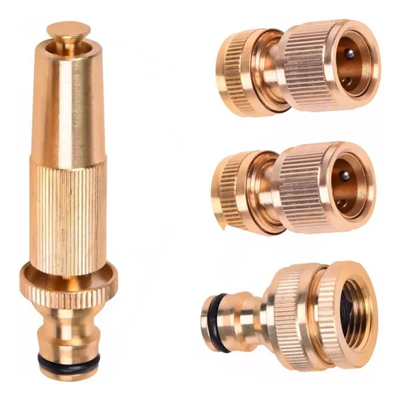 Kit Conector Engate Rápido Mangueira Esguicho Torneira 4 Pcs Foto 1