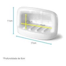 Kit Conjunto Acessórios Para Banheiro Louça Branco Embutir Foto mini 4