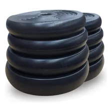 Kit Conjunto Anilhas Pesos 4 X 2kg Cimento Exercício Fitness Foto mini 4