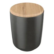 Kit Conjunto Banheiro Lavabo 3 Peças Cerâmica Preto Yoi Foto mini 2