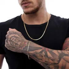 Kit Conjunto Corrente + Pulseira Masculino Moeda Antiga Foto mini 2