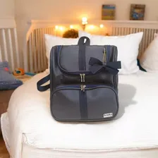Kit conjunto de Bolsa Enxoval Maternidade MamĂŁe BebĂȘ Azul Metalizado Foto mini 3
