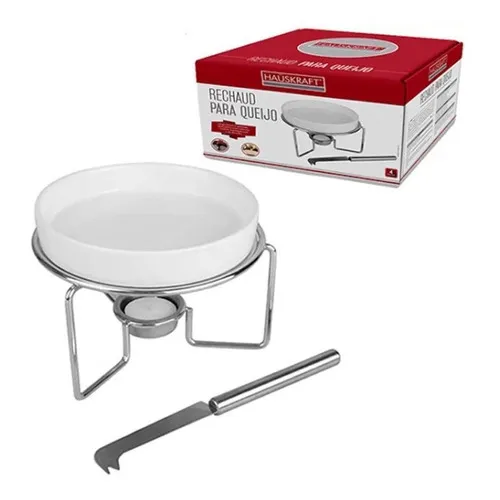 Kit Conjunto Para Rechaud Cerâmica Para Queijo Porção 4 Pçs Foto 1