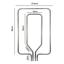 Kit Conjunto Resistencia Elétrica Forno Layr Luxo 127v Foto mini 3