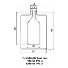 Kit Conjunto ResistĂȘncias Forno ElĂ©trico Layr Luxo 1 Par 220v Foto mini 2