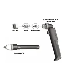 Kit Consumíveis Plasma Tochas P80 Pt80 10 Bicos 10 Eletrodos Foto mini  3