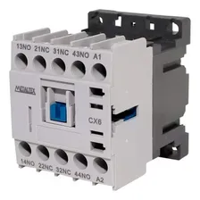 Kit Contator Auxiliar Cx6-h5-22 + Bloco De Contato Metaltex Foto  mini 1