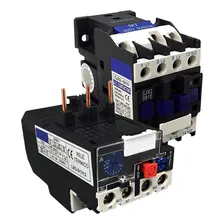 Kit Contator Tripolar 9a Cjx2-0910+rele Termico 5,5~8a D1312 Foto mini 1