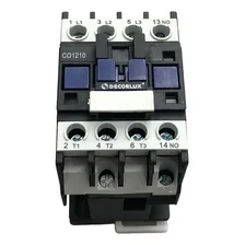 Kit Contatora 12a 220v Com Relé Térmico Ajuste 12~18a Foto mini  2
