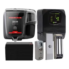 Kit Controle Acesso Biometrico Idflex Ip65 Fechad Magnetica Foto  mini 1