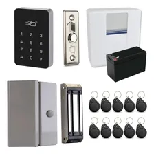 Kit Controle Acesso Intelbras Fechadura Automatiza Eletroímã Foto mini 1