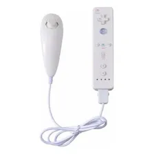 Kit Controle CompatÃvel Nintendo Wiiu Remote Nunchuck Branco Foto mini 1