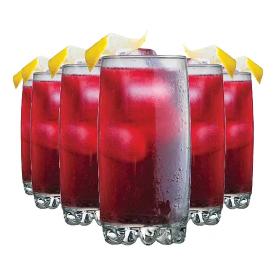 Kit Copo De Vidro Long Drink 6 pcs 385ml, Ruvolo Foto 1