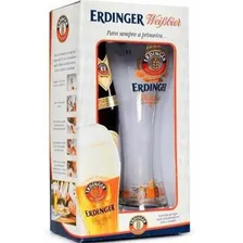 Kit copo Erdinger e cerveja Weissbier Erdinger 500ml Foto mini 2