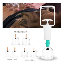 Kit Copo Ventosa Profissional Vacuoterapia 6 Peças Foto mini 1