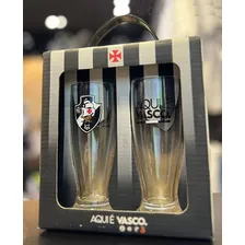 Kit Copos Cerveja Munich 200ml Com 2un Times Futebol - Vasco Foto mini 3