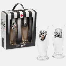 Kit Copos Cerveja Munich 200ml Com 2un Times Futebol - Vasco Foto mini 2