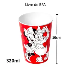 Kit Copos De Suco E Refrigerante Da Minnie E Do Mickey Foto mini 2