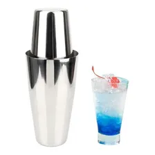 Kit Coqueteleira Boston Bartender Copo 800ml E Tampa Inox Foto mini 1