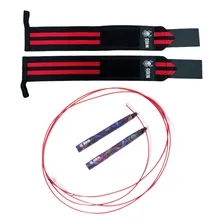 Kit Corda De Pular Profissional Speed Rope Munhequeira Odin Foto mini 1