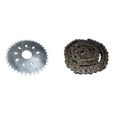Kit Coroa 36 Dentes + Corrente 415h Bicicleta Motorizada Foto mini 1
