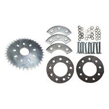 Kit Coroa 36 Dentes + Kit Fixação Para Bicicleta Motorizada Foto mini 1