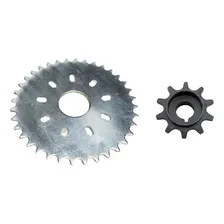 Kit Coroa 36 Dentes + Pinhão Para Bicicleta Motorizada Foto mini 1