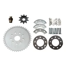Kit Coroa Com Kit Fixação Pinhão E Saca Bicicleta Motorizada Foto  mini 1