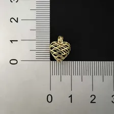 Kit Corrente  18k  Fina45cm + Pingente Coração De Ouro Puro Foto mini 4