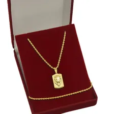 Kit Corrente + Pulseira Cordão Baiano Banhado A Ouro 18k Foto mini 4