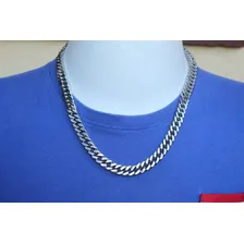 Kit Corrente + Pulseira Grumet Aço Inox Não Fica Preta 24 Foto mini 4