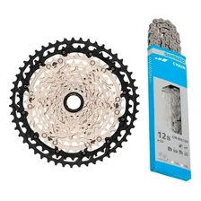 Kit Corrente Xt 12v+cassete Shimano Deore Xt 12v M8100 10-51 Foto mini 1
