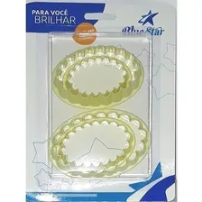 Kit Cortador 408270 Oval Babado P Com 4 Peças Cor Amarelo Foto mini 2