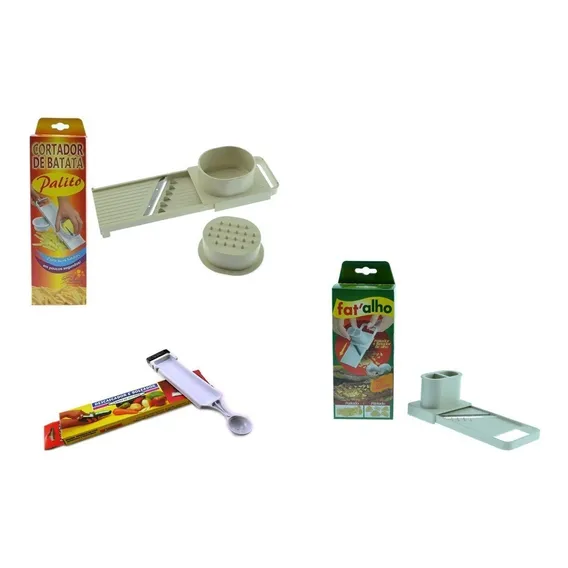 Kit Cortador De Batata Palito + Descascador - Ballarin/keita Foto 1