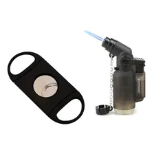 Kit Cortador De Charuto + Maçarico Para Charuto Foto mini 1