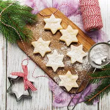 Kit Cortador Inox Estrela Coração Massa Pasta Biscoito 6 Pçs Cor Estrela E Coração Foto mini 3