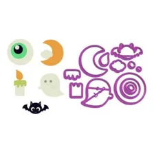 Kit Cortadores Halloween 2022 5cm Cor Roxo Foto  mini 1