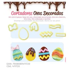 Kit Cortadores Ovos Decorados 6 Peças Bluestar Foto mini 1