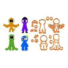 Kit Cortadores Rainbow Friends 5cm Foto mini 1