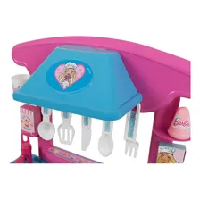 Kit Cozinha Da Barbie Fogãozinho Chef Cotiplás - 2228 Foto mini  3