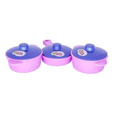 Kit Cozinha Infantil Geladeira Microondas Fogão 30pç Foto mini  3
