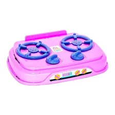 Kit Cozinha Infantil Geladeira Microondas Fogão 30pç Foto mini 4