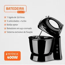 Kit Cozinha Mondial Liquidificador Batedeira E Espremedor Cor Preto 110V Foto mini 3