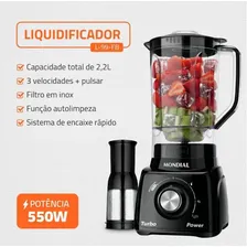Kit Cozinha Mondial Liquidificador Batedeira E Espremedor Cor Preto 110V Foto mini 4