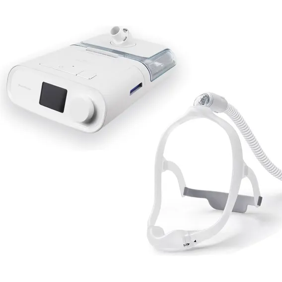 Kit Cpap Auto Dreamstation + Umidificador Mascara Dream Wear 127/220v Foto 1