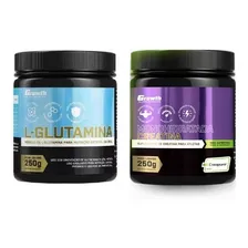Kit - Creatina (250g) + Glutamina (250g) - Growth Sabor Natural Foto mini 1