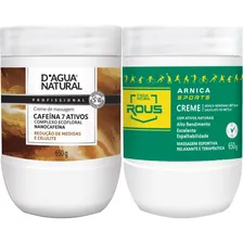 Kit Creme Cafeina 7 Ativos Arnica Sports 650g D'agua Natural Foto mini 1
